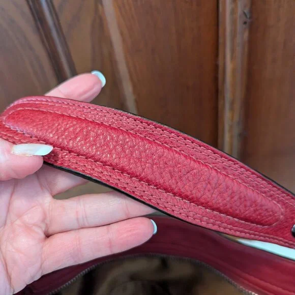 Coach Zoe Red Leather Hobo - Picture 13 of 13